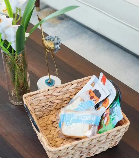 hand woven storage baskets