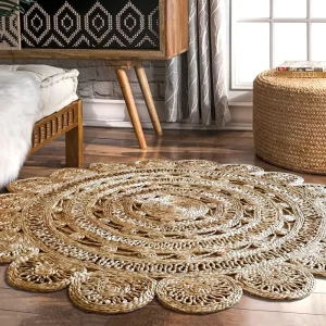 woven straw cushion