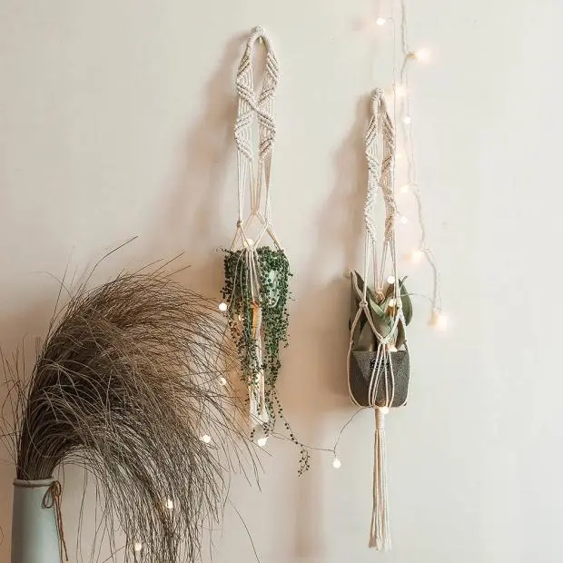 Woven hanging baskets 2