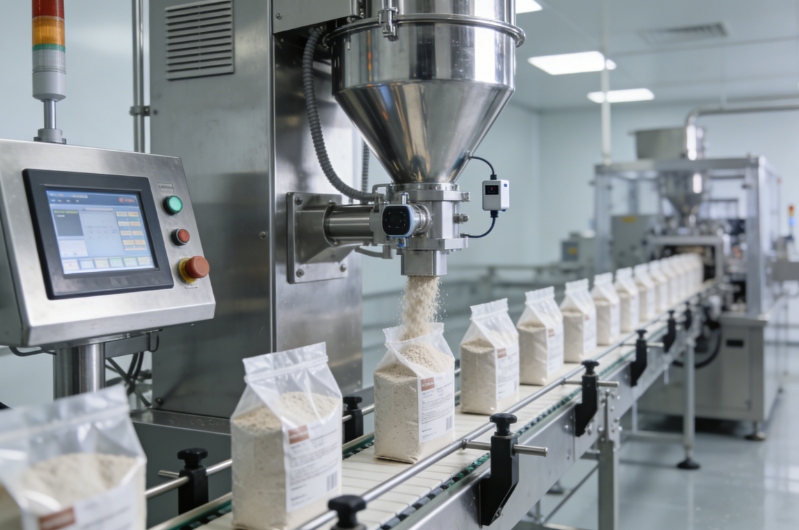 powder weighing and filling machine