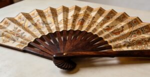 spanish wooden fan