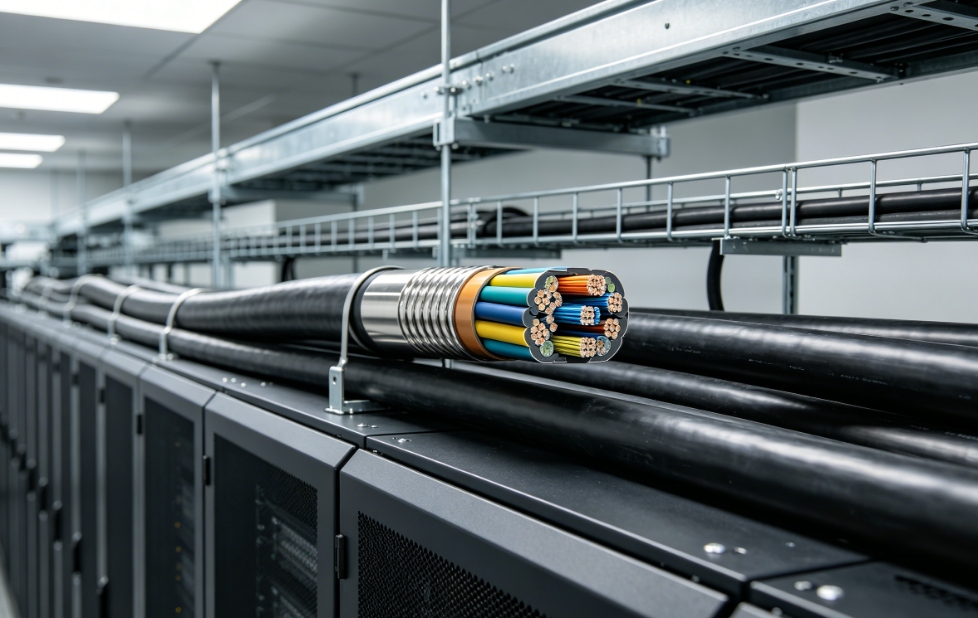 indoor armored fiber optic cable