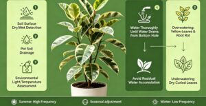 Variegated Ficus