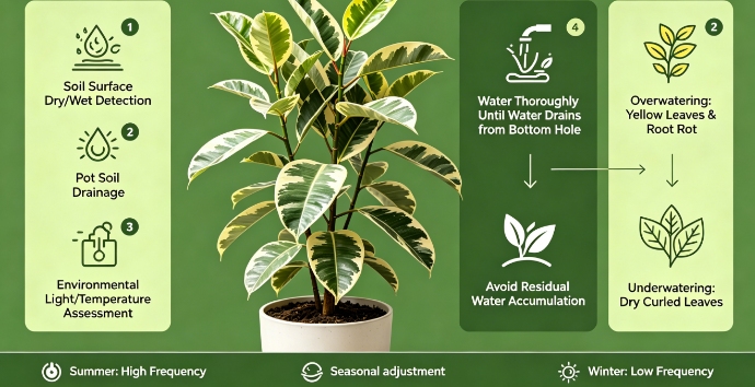 Variegated Ficus