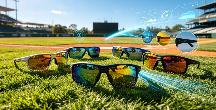customizable baseball sunglasses