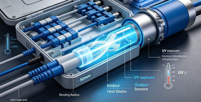 fiber optic drop cable