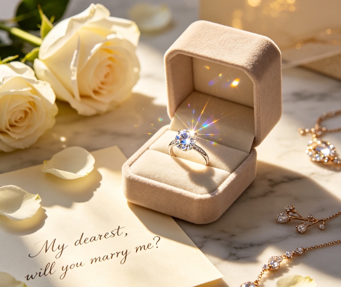 moissanite ring